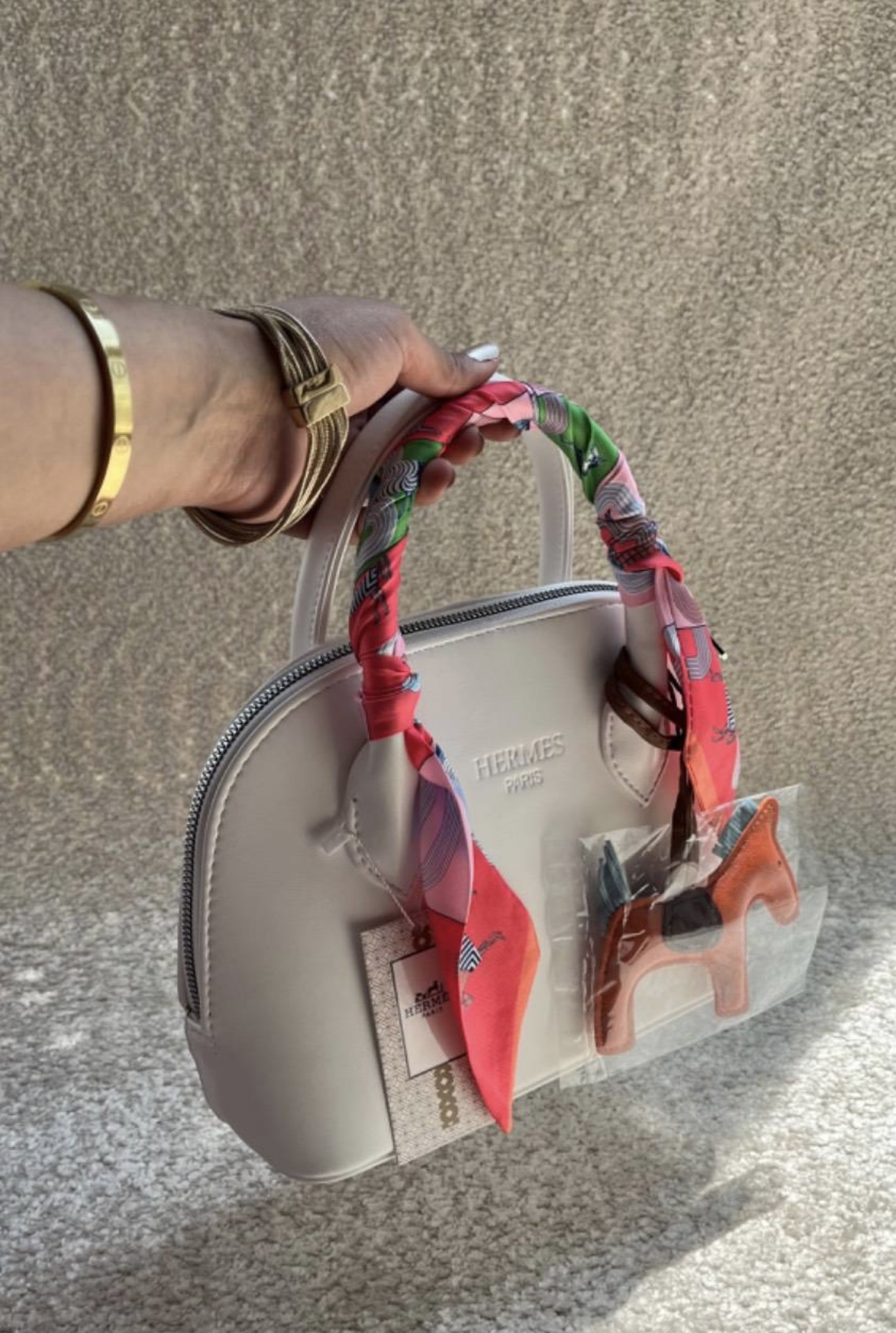 کیف زنانه برند Hermes جنس چرم مصنوعی