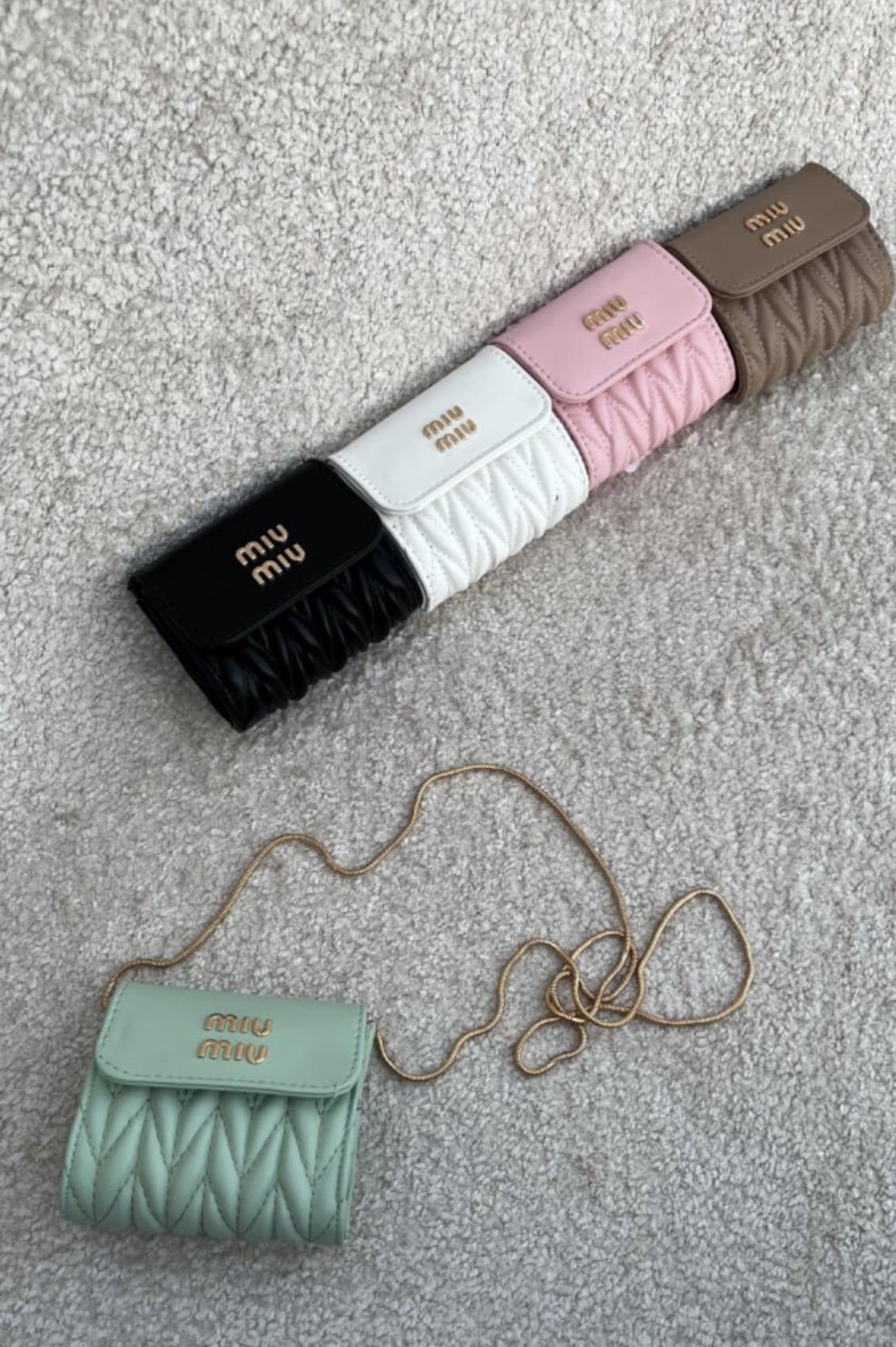 کیف دوشی فانتزی زنانه سایز کوچک برند miu miu