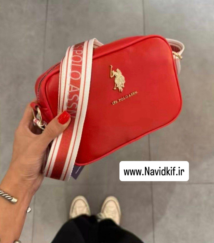 کیف دوشی زنانه جنس کتان برند Polo