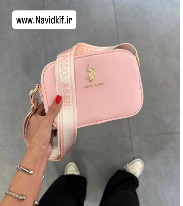 کیف دوشی زنانه جنس کتان برند Polo