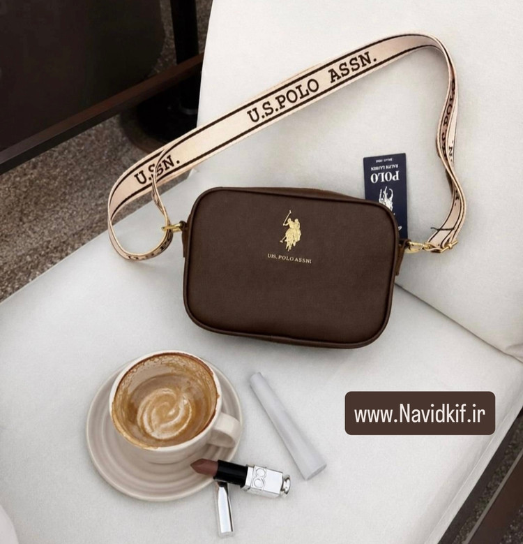 کیف دوشی زنانه جنس کتان برند Polo
