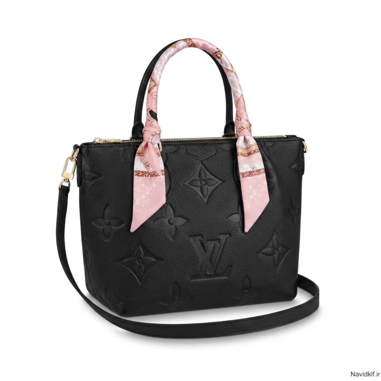 کیف زنانه دستی / دوشی جنس چرم مصنوعی طرح ال وی (LV)