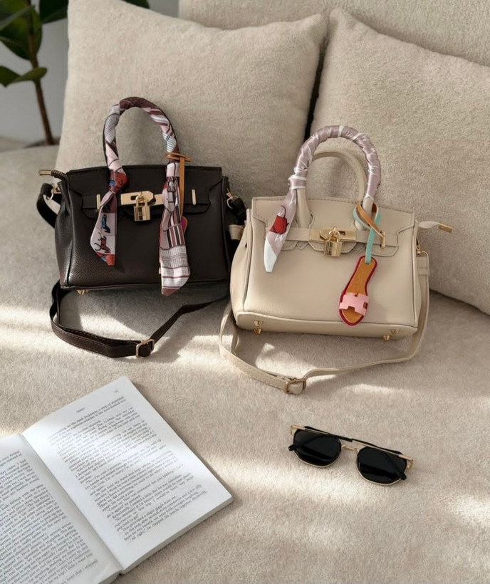 کیف زنانه Hermes دسته دار جنس چرم مصنوعی