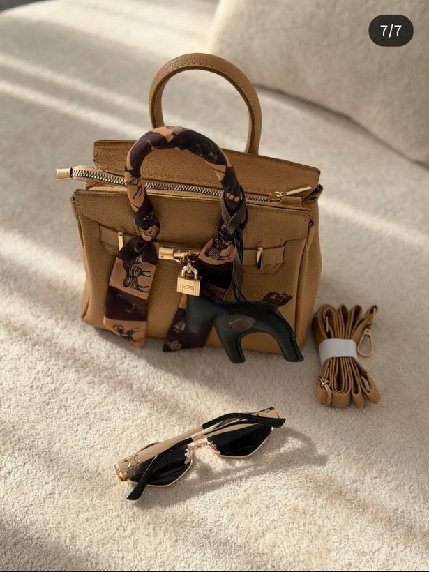 کیف زنانه Hermes دسته دار جنس چرم مصنوعی