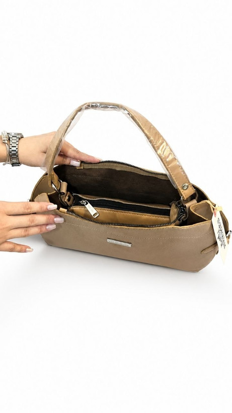 کیف زنانه طرح ساده جنس چرم مصنوعی شرانگ