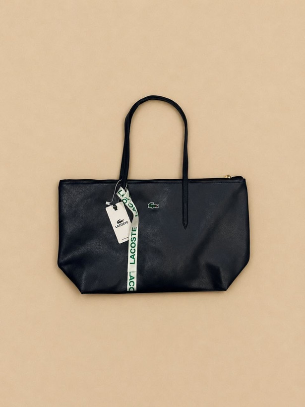 کیف زنانه دسته دار برند Lacoste جنس چرم مصنوعی