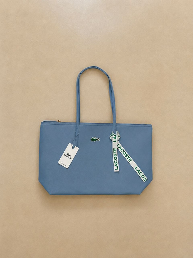 کیف زنانه دسته دار برند Lacoste جنس چرم مصنوعی