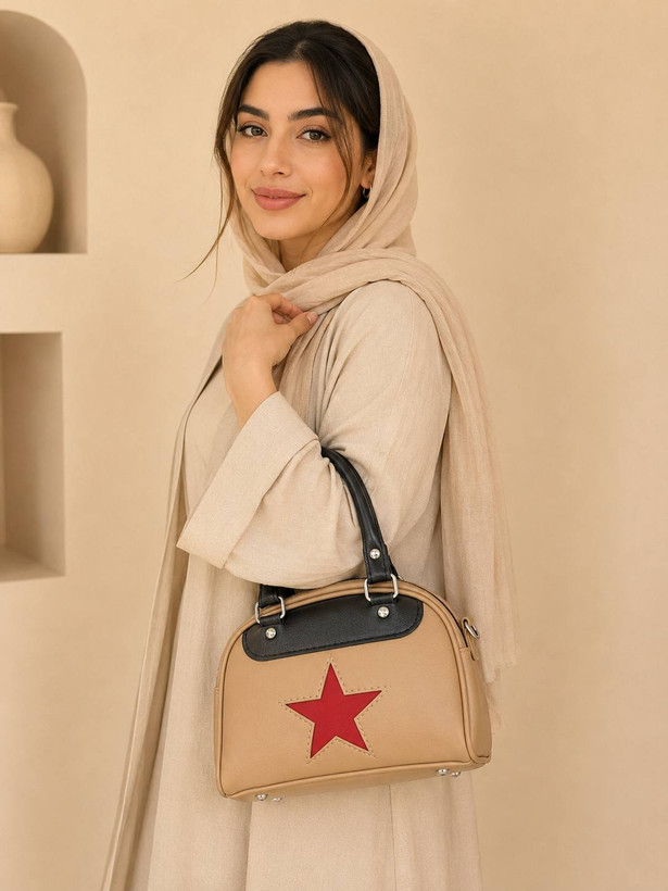 کیف دخترانه Allstar تک ستاره دسته دار جنس چرم مصنوعی خارجی