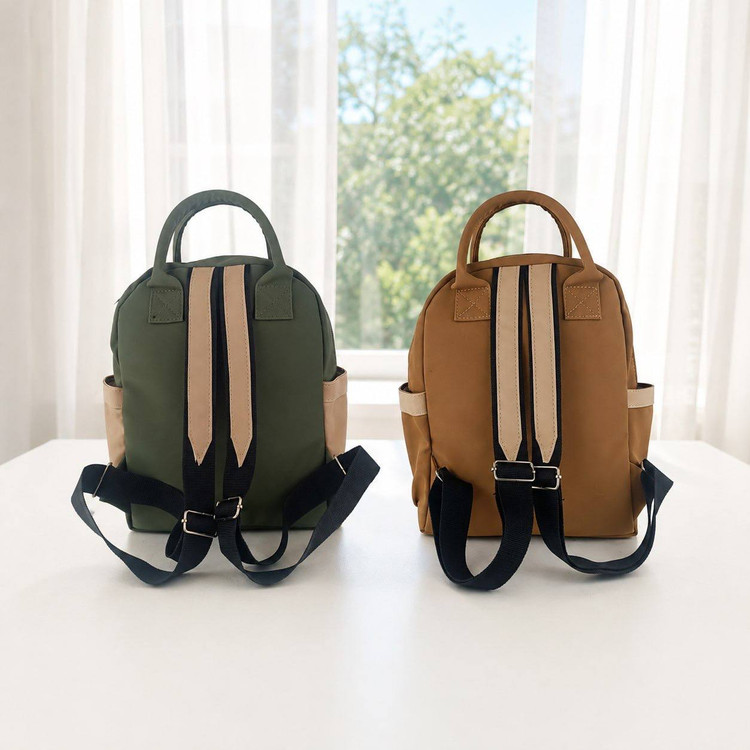 کوله پشتی دخترانه مدل جلو جیب طرح زارا (Zara) جنس برزنت ضدآب