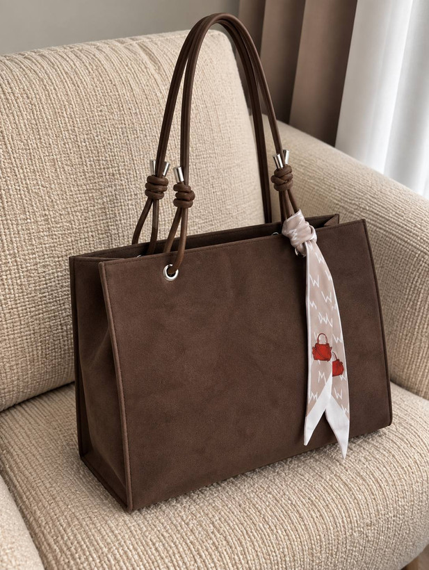 کیف زنانه دستی مدل ساده دورو جنس جیر خارجی طرح زارا Zara