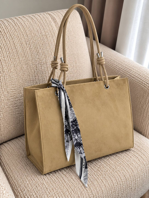 کیف زنانه دستی مدل ساده دورو جنس جیر خارجی طرح زارا Zara