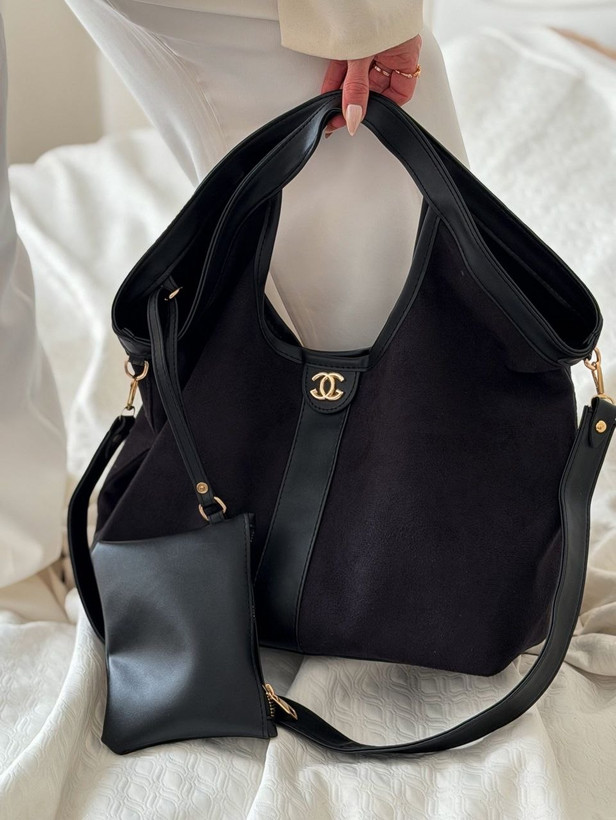 کیف زنانه دستی و دوشی مدل شُل جنس جیر خارجی ترند پاییز طرح گوچی Gucci